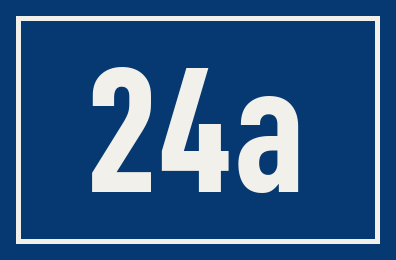 Hausnummer 24a