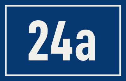 Hausnummer 24a