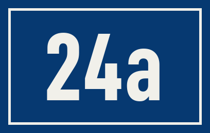 Hausnummer 24a
