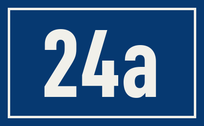 Hausnummer 24a