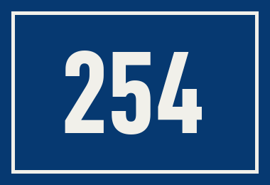 Hausnummer 254