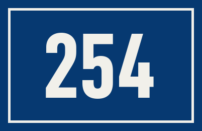 Hausnummer 254