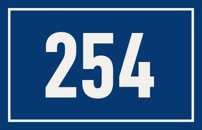 Hausnummer 254
