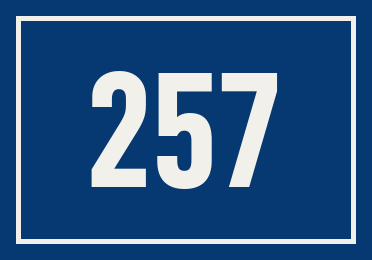 Hausnummer 257