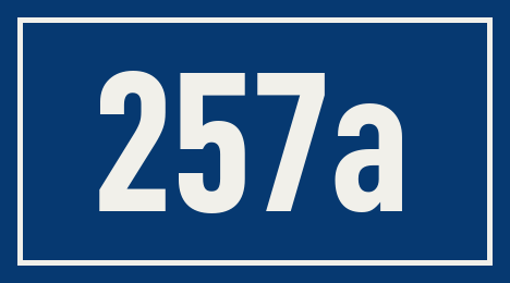 Hausnummer 257a