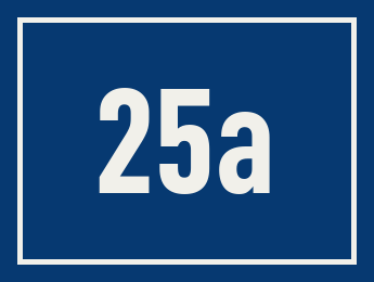 Hausnummer 25a