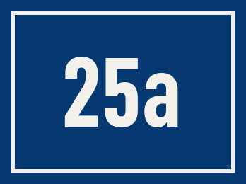 Hausnummer 25a