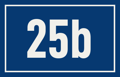 Hausnummer 25b