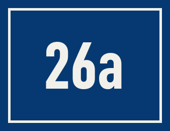 Hausnummer 26a