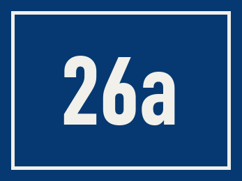 Hausnummer 26a
