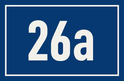 Hausnummer 26a