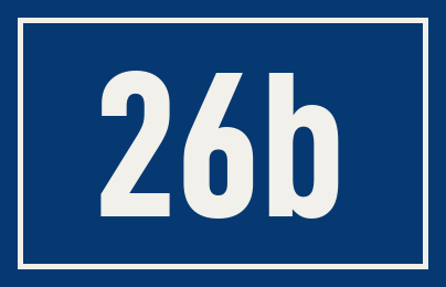 Hausnummer 26b