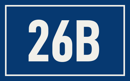 Hausnummer 26B