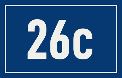 Hausnummer 26c