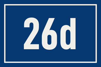 Hausnummer 26d