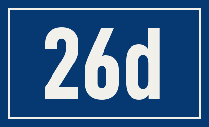 Hausnummer 26d