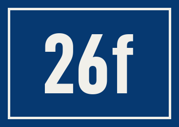 Hausnummer 26f