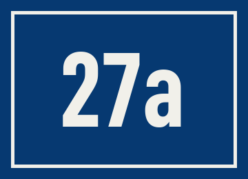 Hausnummer 27a