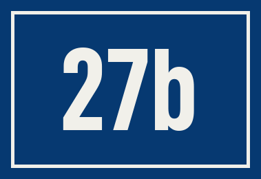 Hausnummer 27b