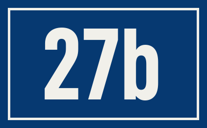 Hausnummer 27b
