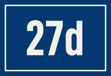 Hausnummer 27d