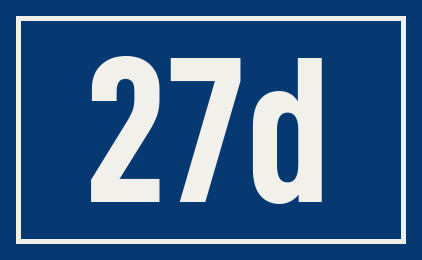 Hausnummer 27d