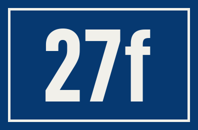 Hausnummer 27f