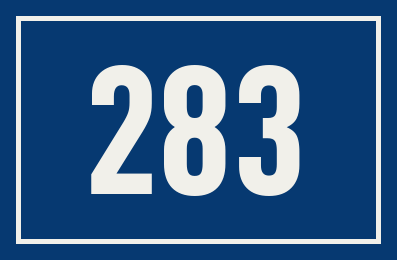 Hausnummer 283
