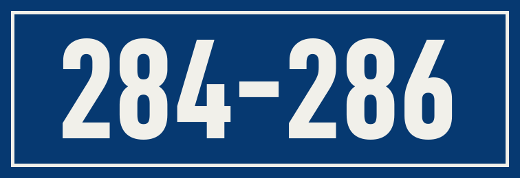 Hausnummer 284-286
