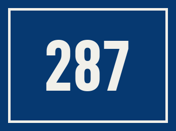 Hausnummer 287