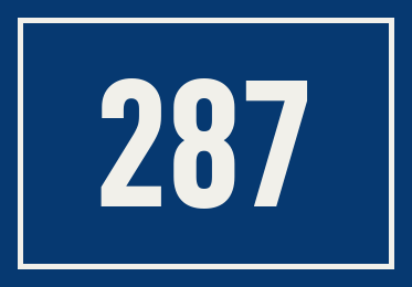Hausnummer 287