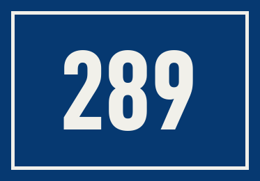 Hausnummer 289