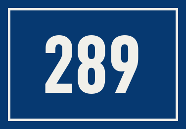 Hausnummer 289