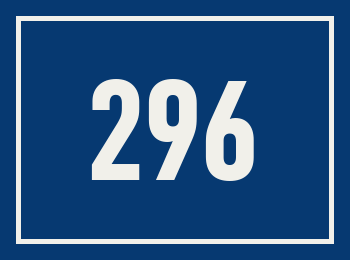 Hausnummer 296