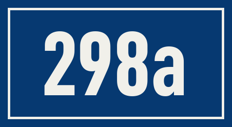 Hausnummer 298a