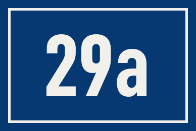 Hausnummer 29a