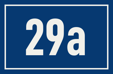 Hausnummer 29a