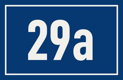 Hausnummer 29a