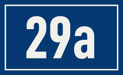 Hausnummer 29a