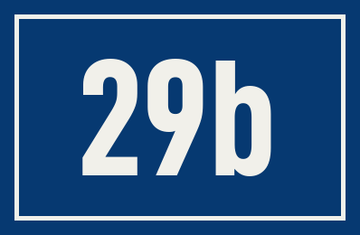 Hausnummer 29b