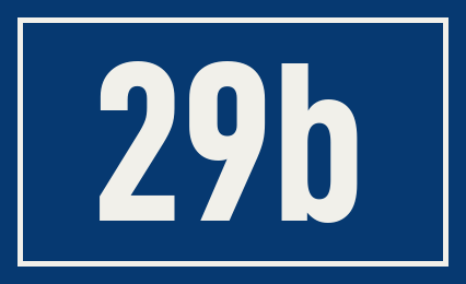 Hausnummer 29b