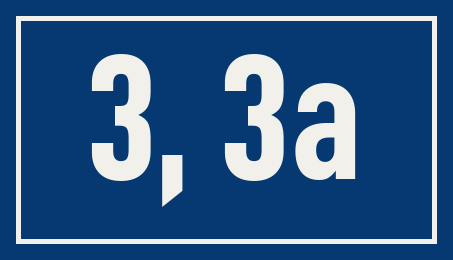 Hausnummer 3, 3a