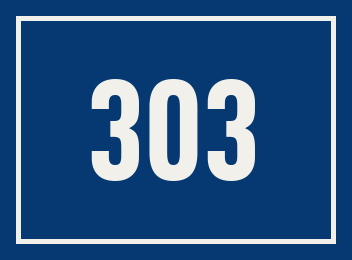 Hausnummer 303