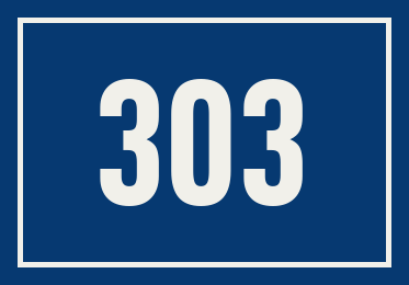 Hausnummer 303