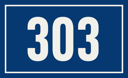 Hausnummer 303