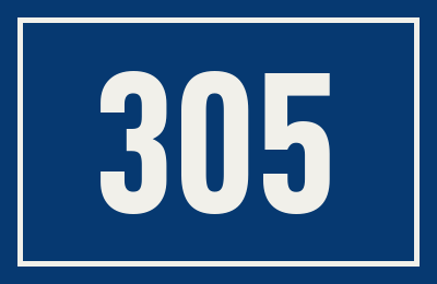 Hausnummer 305