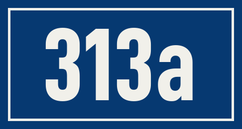 Hausnummer 313a
