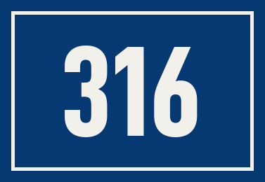 Hausnummer 316