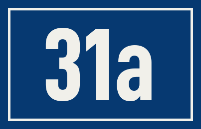 Hausnummer 31a