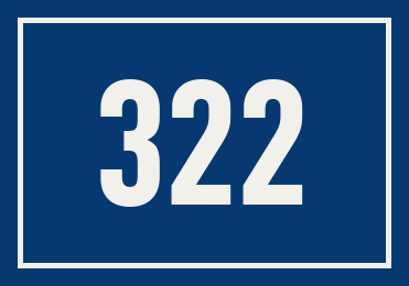 Hausnummer 322